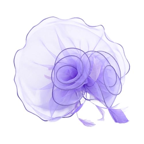 COLLBATH Federschmuck Aus Organza Und Netzgarn Federkopfschmuck Für Partys Hochzeiten Abschlussbälle Und Kostümpartys Haaraccessoires Mit Eleganten Federn von COLLBATH