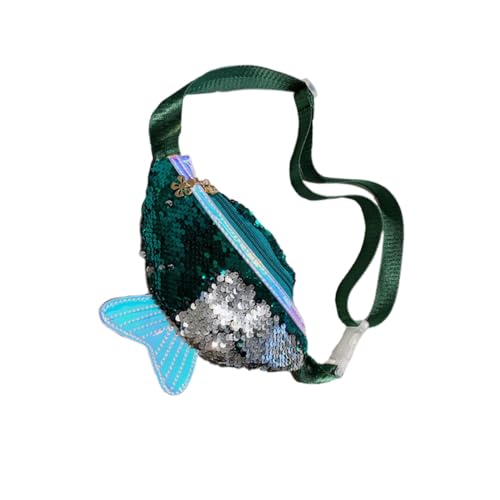 COLLBATH Pailetten Damen Hüfttasche Umhängetasche Multifunktionale Crossbody Geldbörse Schlüsseltasche Aus Pu- Für Reisen Wandern Gassigehen von COLLBATH