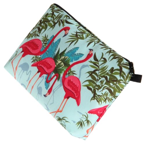 COLLBATH Flamingo Kosmetiktasche Damen Tragbare Make up Tasche mit Dekorativem Muster Reise kulturbeutel mit Großem Stauraum für Alltag und Urlaub von COLLBATH