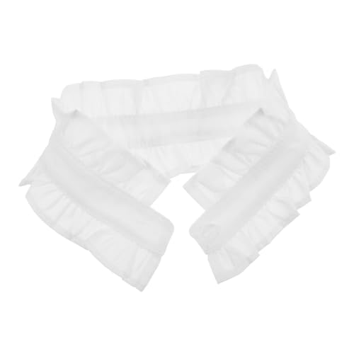 COLLBATH Abnehmbarer Falscher Kragen Mit Rüschenkanten Aus Baumwolle Ersatz Für Damenblusen Und Mädchenkleider von COLLBATH