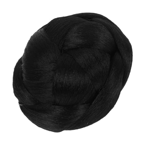 COLLBATH Geflochtener Chignon Haarknoten Haarteil Clip in Synthetisches Haarverlängerung für Damen Voluminöser Ponytail Dutt Haar Accessoire Leicht Tragbar für Hochzeit Party Alltag von COLLBATH