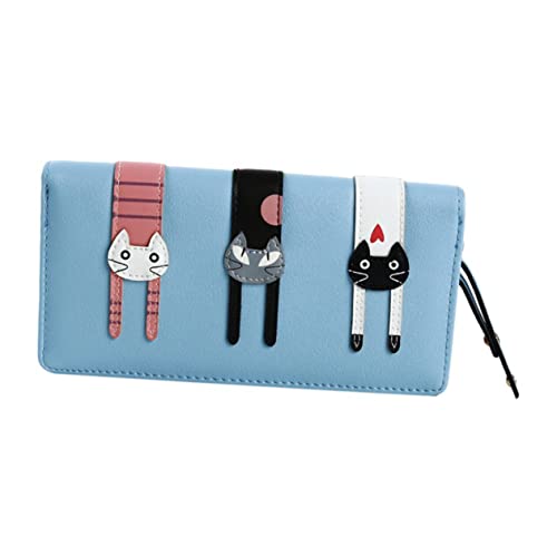 COLLBATH Geld Bifold Süße Mädchenhandtasche Handkredit Anime Mit Geldbörse Leder Pu Cartoon Damentasche Brieftasche Lether Bargeld Kawaii Reißverschluss Licht Münze Für Muster Halter von COLLBATH