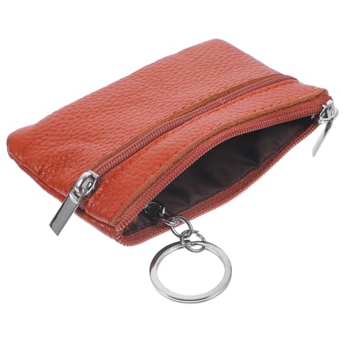COLLBATH Mini Geldbörse Damen Leder Schlüsselanhänger Kleine Münztasche Wechselgeldbörse Münzgeldbörse Tasche Für Accessoires von COLLBATH