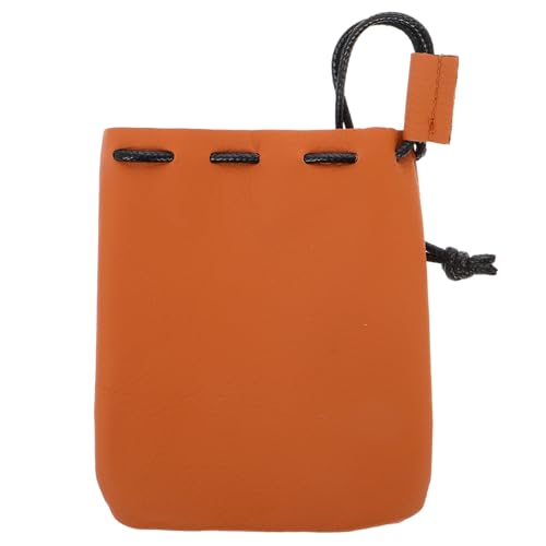 COLLBATH Geldbörse Kartenetui kleine Geldtasche Kartenmünzbörse Taschengeldbeutel Schmuckbeutel Münzfach Halter Brieftasche Reisetasche aus Leder Kleine Reisetasche Kunstleder Brown von COLLBATH