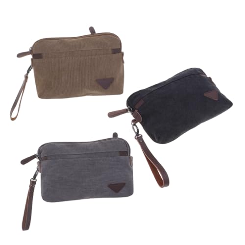 COLLBATH Herren-geldbörse Mit Reißverschluss Großem Fassungsvermögen Multifunktionaler Clutch Für Geschäftsleute Studenten Und Verwaltungsangestellte von COLLBATH