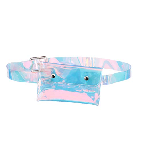 COLLBATH Gürteltasche Für Damen Transparente Kunststoff-geldbörse Mit Abnehmbarem Gürtel Kompakte Tasche Für Sport Und Shopping von COLLBATH