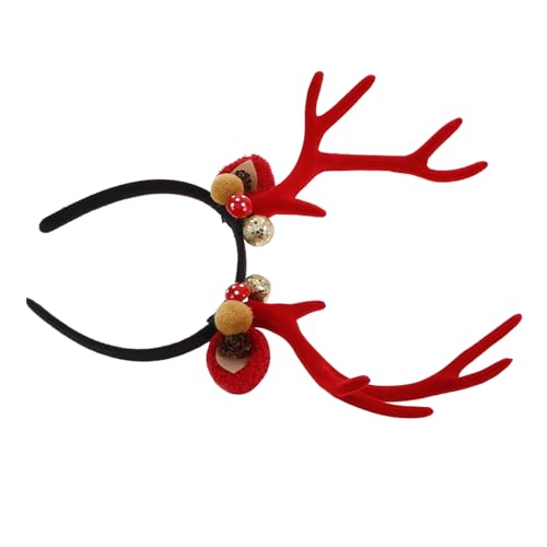 COLLBATH Geweih Stirnband Für Weihnachten Rentier-geweih-kopfbedeckung Festliches Stirnband Für Erwachsene Und Kinder Urlaub Party Accessoire von COLLBATH