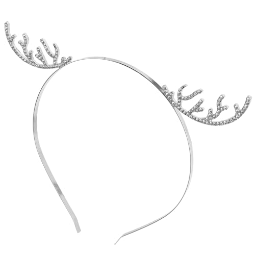COLLBATH Geweih-stirnband Mit Strass Und Schneeflocken Rentierkopfschmuck Für Weihnachts Und Halloween-veranstaltungen Aus Zinklegierung von COLLBATH