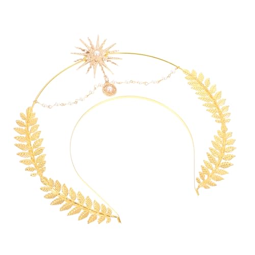 COLLBATH Goldener Heiligenschein Stirnband Damen Haarschmuck Elegant Kopfschmuck für Party Hochzeit Engagement mit Feiner Verarbeitung und Einzigartigem Design von COLLBATH
