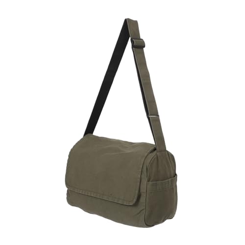 COLLBATH Große Canvas Messenger Bag Damen Herren Robuste Umhängetasche mit Verstellbarem Schulterriemen Geräumige Vintage Crossbody Tote für Schule Arbeit Reise von COLLBATH