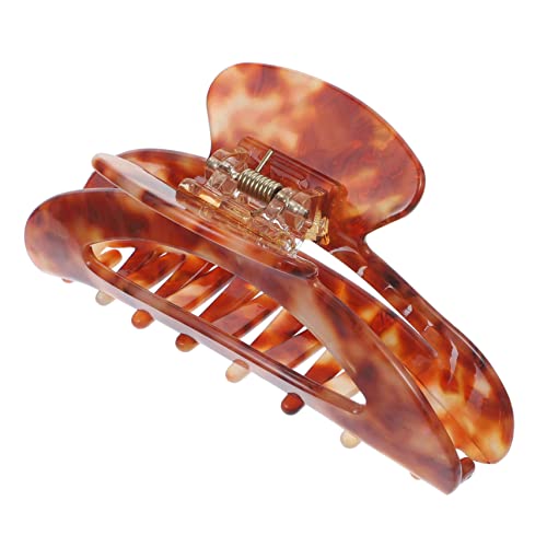 COLLBATH Große Haarklammer für Dickes Haar Marmoroptik Acryl Haarclip Damen Haarklammer für Make up Kochen Sport Vielseitig Robust Langlebig von COLLBATH