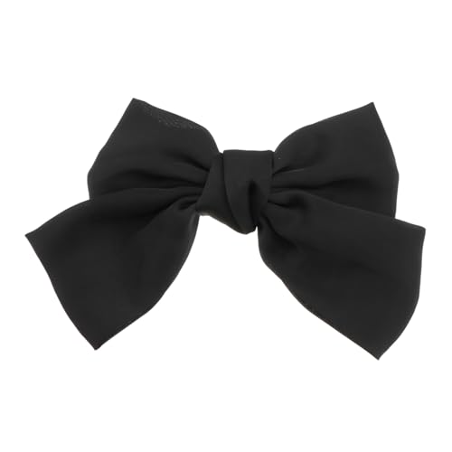 COLLBATH Große Haarklammer mit Schleifen design Elegante Haarschleifenclips für Damen Langlebiger Modischer Haarspange für Party und Hochzeit Schwarzer Haarnadel barette von COLLBATH