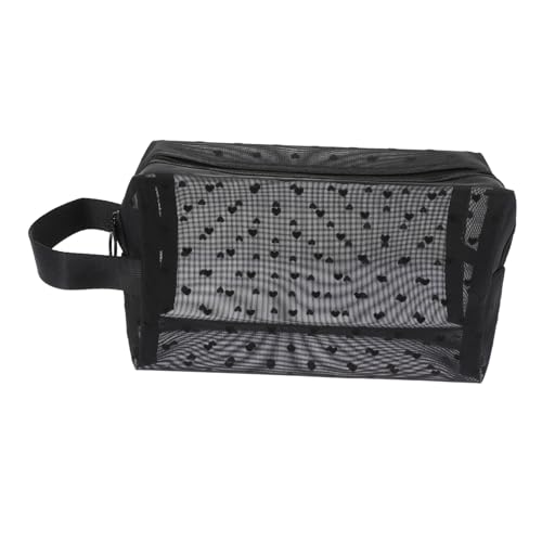 COLLBATH Große Mesh Kosmetiktasche mit Robustem Reißverschluss Geräumige Kulturbeutel für Make-up und Toilettenartikel Tragbar für Reisen Damen und Outdoor Anwendung von COLLBATH