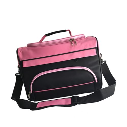 COLLBATH Große Multifunktionale Kosmetiktasche aus Canvas Tragbar als Kulturbeutel und Friseurtasche Geräumig für Haartrockner Make Up und Styling Tools Handlich und Crossbody für Damen von COLLBATH