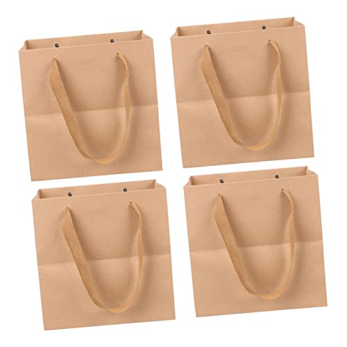 COLLBATH Große Papiertüten Aus Kraftpapier Mit Griffen Tragbare Einkaufstaschen Für Lebensmittel Getränke Und Snacks Geeignet Für Picknicks Und Freizeitaktivitäten von COLLBATH