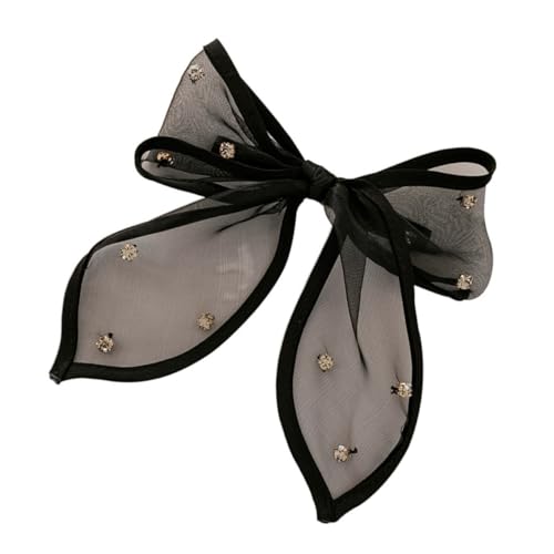 COLLBATH Große Schleifen haarspange mit Strasssteinen Eleganter Haarschmuck für Damen und Mädchen Sicherer Halt ohne Haarschäden Modisches Accessoire für Alltag Party und Reisen Leichter von COLLBATH