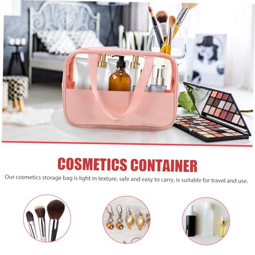 COLLBATH Große Transparente Kosmetiktasche mit Mehreren Fächern Tragbarer Kulturbeutel für Damen und Herren Leichter Reise Organizer für Make Up Lippenstift Hautpflege und Nagellack von COLLBATH