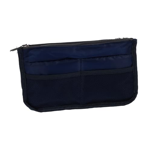 COLLBATH Großes Fassungsvermögen Tasche Innenfutter Praktischer Handtaschen Organizer Doppeltes Fächersystem Für Reise Kosmetik Schmuck Brillen Aufbewahrung Tasche von COLLBATH