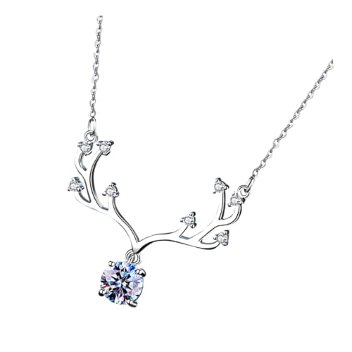 COLLBATH Halsketten Für Frauen Schlüsselbeinkette Halskette 1ct Weißgold Modeschmuck COLLBATH Halsketten Für Frauen Schlüsselbeinkette Halskette 1ct Weißgold Modeschmuck von COLLBATH