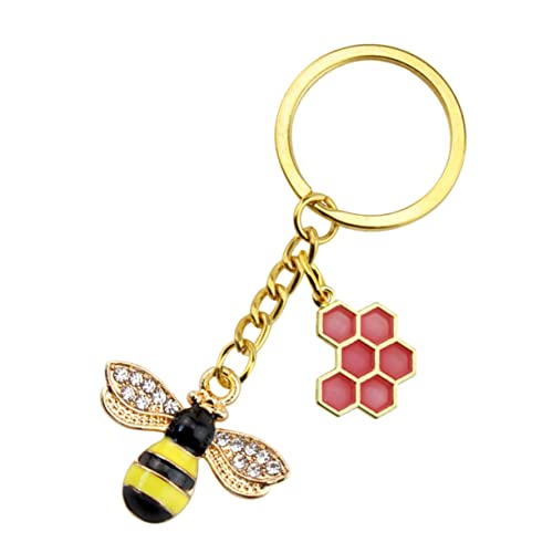 COLLBATH Biene Anhänger Aus Legierung Schlüsselanhänger Taschendekor Rucksackanhänger Kleiner Bienenanhänger von COLLBATH