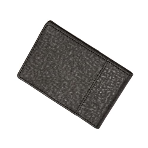 COLLBATH RFID Geldbörse Pu- Für Herren Minimalistisches Kartenetui Mit - Schlanke Brieftasche Für Kreditkarten Bargeld Und Ausweis Schwarz von COLLBATH