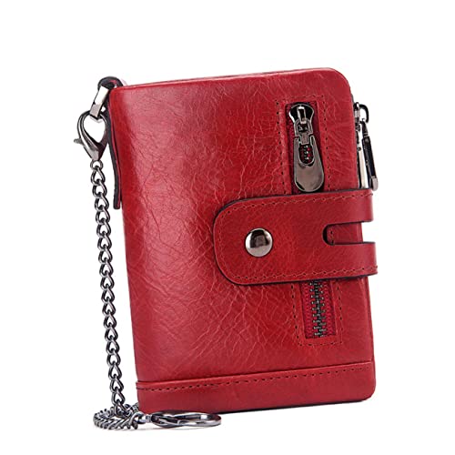 COLLBATH Herren-geldbörse Mit Diebstahlschutz Faltbar Mit Mehreren Kartenfächern Handtasche Für Herren Rot COLLBATH Herren-geldbörse Mit Diebstahlschutz Faltbar Mit Mehreren Kartenfächern Handtasche Für Herren Rot von COLLBATH