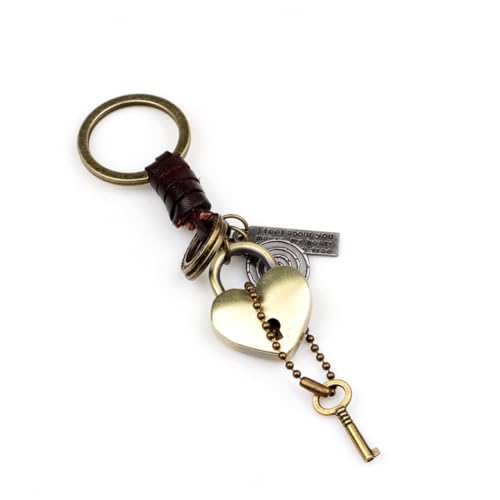 COLLBATH Schlüsselanhänger Mit Herzmotiv Metall Langlebig Hängender Schlüsselanhänger Kreatives von COLLBATH