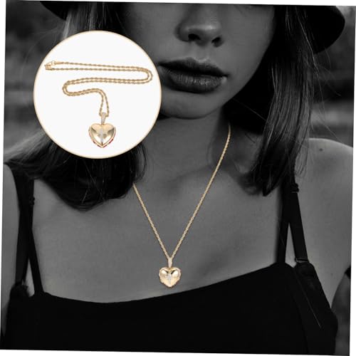COLLBATH Herzförmige Foto Medaillon Halskette mit Kreuzanhänger Leichter DIY Bildanhänger Persönlicher Schmuck für Damen Praktisches Erinnerungsstück für Alltag und Reisen COLLBATH Herzförmige Foto Medaillon Halskette mit Kreuzanhänger Leichter DIY Bildanhänger Persönlicher Schmuck für Damen Praktisches Erinnerungsstück für Alltag und Reisen von COLLBATH