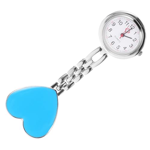 COLLBATH Herzförmige Krankenschwesteruhr Taschenuhr Modische Quarzuhr Leuchtende Uhr Für Ärzte Und Krankenschwestern von COLLBATH