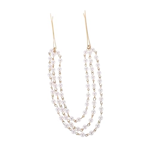 COLLBATH Hochzeits Haarclip mit Kunstperlen und Quasten Abnehmbares Ketten und Perlen Haaraccessoire für Hochsteckfrisuren und Hochsteckfrisuren für Bräute und Brautjungfern von COLLBATH