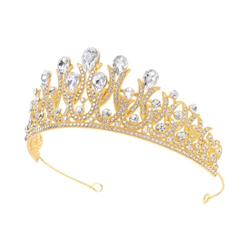 COLLBATH Hochzeitshaar Schmuck Braut Diademe Und Haarkränze Stirnband Für Frauen Vintage-design Kopfschmuck Mit Strass Für Hochzeit Geburtstag Party Kostüm von COLLBATH