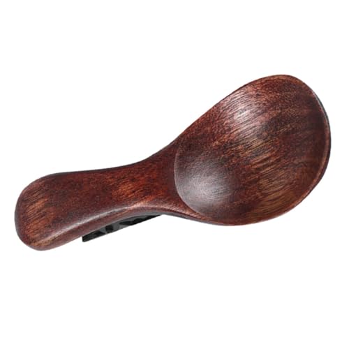 COLLBATH Holz haarclip Löffelform Alligator Haarklammer Stabile Verarbeitung Rutschfester Griff Elegantes Design Geeignet für Damen und Mädchen Modisches Haaraccessoire Zufällige Farbe von COLLBATH