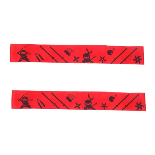 COLLBATH Japanisches Stirnband Für Karate-sport 2er Satz Breit Traditionelles Design Aus Polyester Multifunktional Für Samurai Köche Und Mehr von COLLBATH