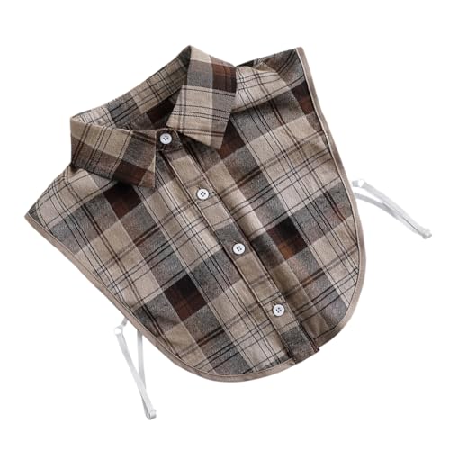 COLLBATH Halbshirt Abnehmbarer Kragen Damen Blusenkragen Fake Collar Für Blusen Kleider Und Pullover Elegante Kragenlösung Für Stilvolle Outfits von COLLBATH