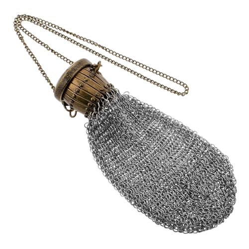 COLLBATH Netzgeldbörse Mit Drehdeckel Edelstahl-münzgeldbörse Antike Netzgeldbörse Vintage-münzbeutel Klassischer Geldbeutel von COLLBATH