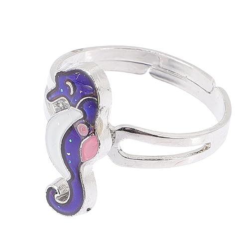 COLLBATH Stimmungsring Verstellbar Mit -motiv Thermochromer Fingerring Aus Zinklegierung Farbwechselring Für Individuelle Anpassung Und Stimmungsanzeige von COLLBATH