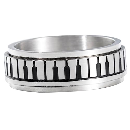 COLLBATH Piano Schlüsselring Finger Mit Drehbaren Klaviertasten Lustiges Klavier Schmuckstück Für Musikliebhaber Geschenkidee Für Und Frauen COLLBATH Piano Schlüsselring Finger Mit Drehbaren Klaviertasten Lustiges Klavier Schmuckstück Für Musikliebhaber Geschenkidee Für Und Frauen von COLLBATH