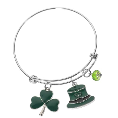 COLLBATH Kleeblatt-armband Heilige Reiz Funkeln Mädchen Ornament Irisches Armband Irische Accessoires Armbänder Im Irischen Stil Irisches Accessoire Zinklegierung von COLLBATH