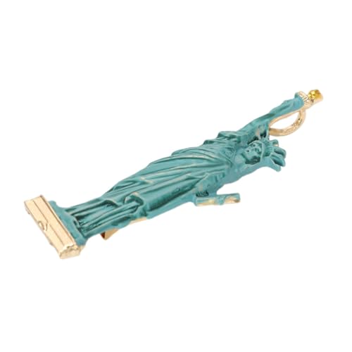 COLLBATH Kleine Brosche Freiheits-souvenirfiguren Interessante Brosche New York City-souvenirgeschenke Die Freiheitsstatue Freiheitsgebäudemodelle Statuen Broschen Himmelblau Zinklegierung von COLLBATH