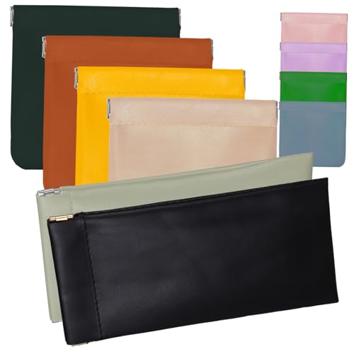 COLLBATH 10stücke Kleine Make-up-Tasche Aus Pu Für Damen Reise-Kosmetiktasche Mit Reißverschluss Organizer Für Kosmetika Und Kleinigkeiten Tragbar Für Alltag Und Ausflüge von COLLBATH