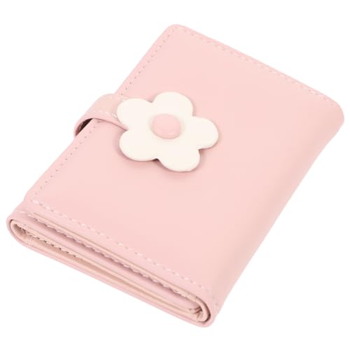 COLLBATH Kleines Blumen-Portemonnaie Dreifach Gefaltet Pu-Leder Kartenhalter Münzbörse Für Mädchen Und Frauen von COLLBATH