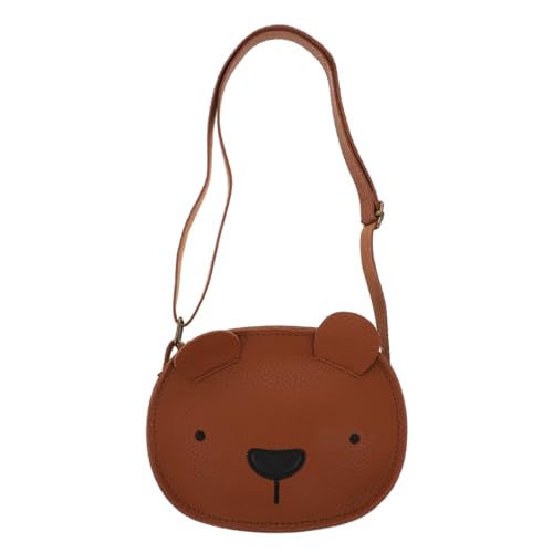 COLLBATH Kleinkind UmhäNgetasche in BäRenform SüßE Cartoon Schultertasche Aus Pu FüR MäDchen Perfekt FüR Den TäGlichen Gebrauch Und Aufbewahrung Von Handy GeldböRse Und Mehr von COLLBATH