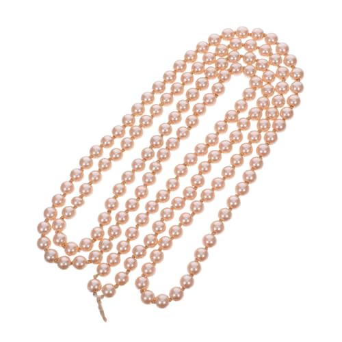 COLLBATH Knotted Layered Fake Pearl Halskette Damen Lange Mehrschichtige Strang Perlenkette Modeschmuck Für Hochzeit Party Brautkleidung Sweater Zubehör von COLLBATH