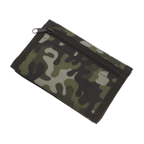 COLLBATH Kompakte Herren Geldbörse Im Camouflage Design Tragbarer Kreditkartenhalter Multifunktionale Reise Geldbörse Mit Kartenfächern Schlüsselhalter Militärgrün von COLLBATH