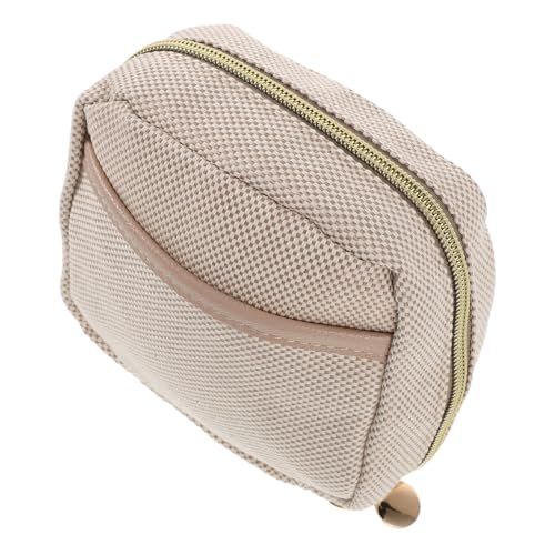 COLLBATH Kompakte Tragbare Kosmetiktasche mit Fächern Strapazierfähiges Polyester Effiziente Aufteilung für Make-up und Reiseutensilien Platzsparend für Damen Unterwegs von COLLBATH