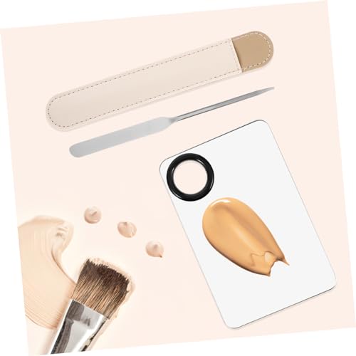 COLLBATH Kosmetikspatel Teilig Makeup Spachtel Mixer Langlebig Hygienisch für Foundation Blush Lidschatten Lippenfarbe Nagelkunst DIY Einfach zu Reinigen von COLLBATH