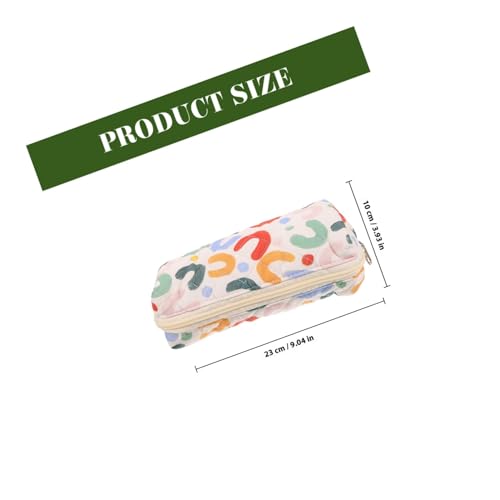 COLLBATH Kosmetiktasche aus Baumwollstoff mit Reißverschluss Kleine Schminktasche mit Großem Fassungsvermögen Tragbare Make up Tasche für Damen und Teens Vielseitiger Kulturbeutel für von COLLBATH