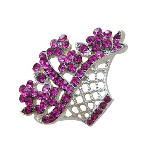 COLLBATH Kristall-strass-blumenkorb-brosche Zarte Anstecknadel Schmuck-accessoire Für Damen von COLLBATH