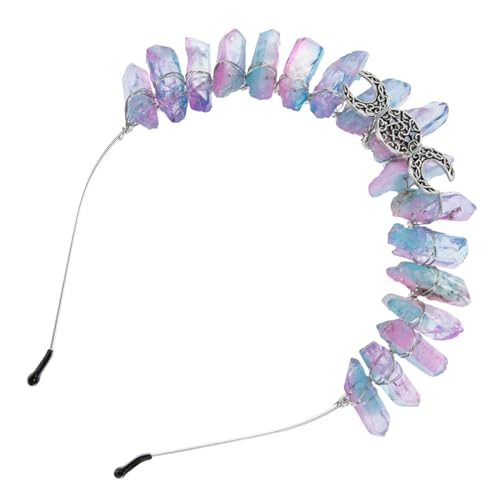 COLLBATH Kristallkrone Haarreif Damen Goddess Hair Decor Braut Diadem für Bankett Hochzeit Party Stilvoll Robust von COLLBATH