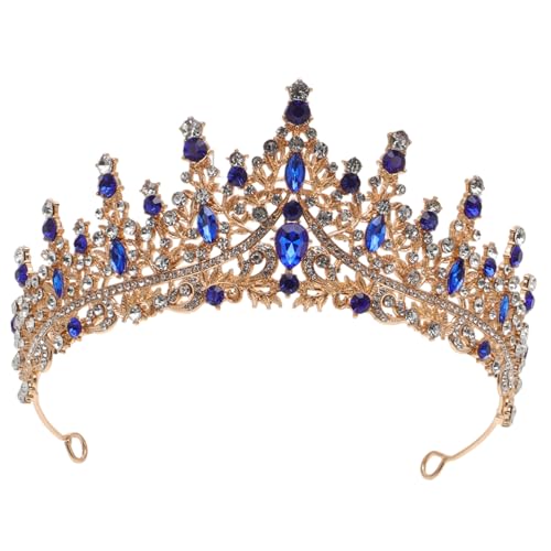 COLLBATH Hochzeit Tiara Krone Damen Braut Haarschmuck Strass Kopfschmuck Für Hochzeitsbankett von COLLBATH